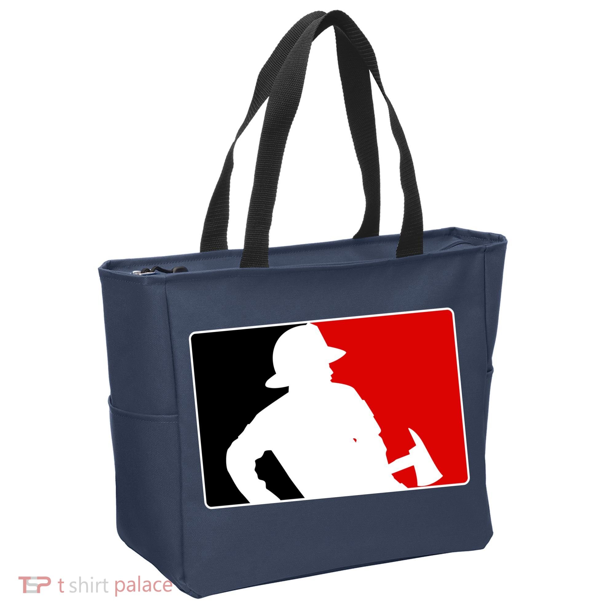 Fireman Team Logo Tote Bag
