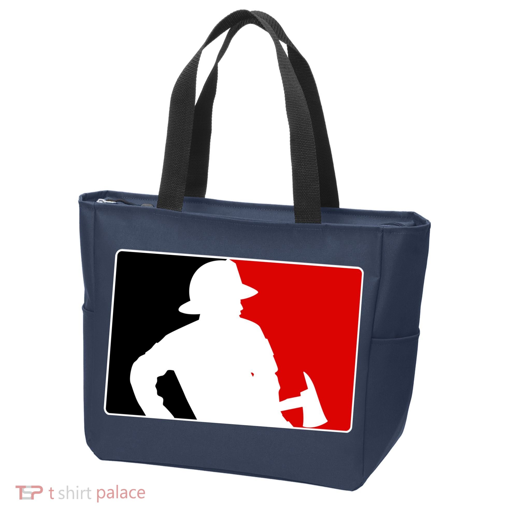 Fireman Team Logo Tote Bag