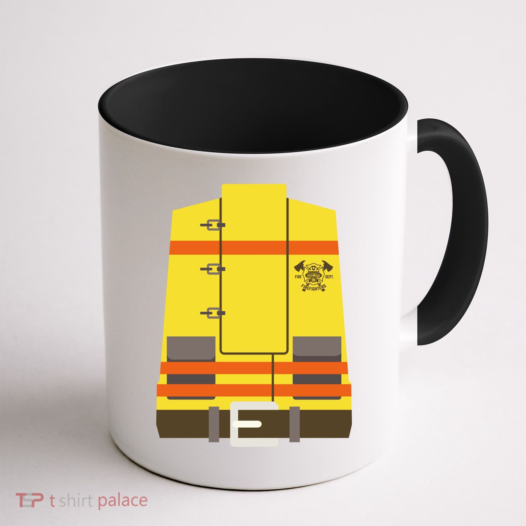 Fireman Uniform Costume Coffee Mug