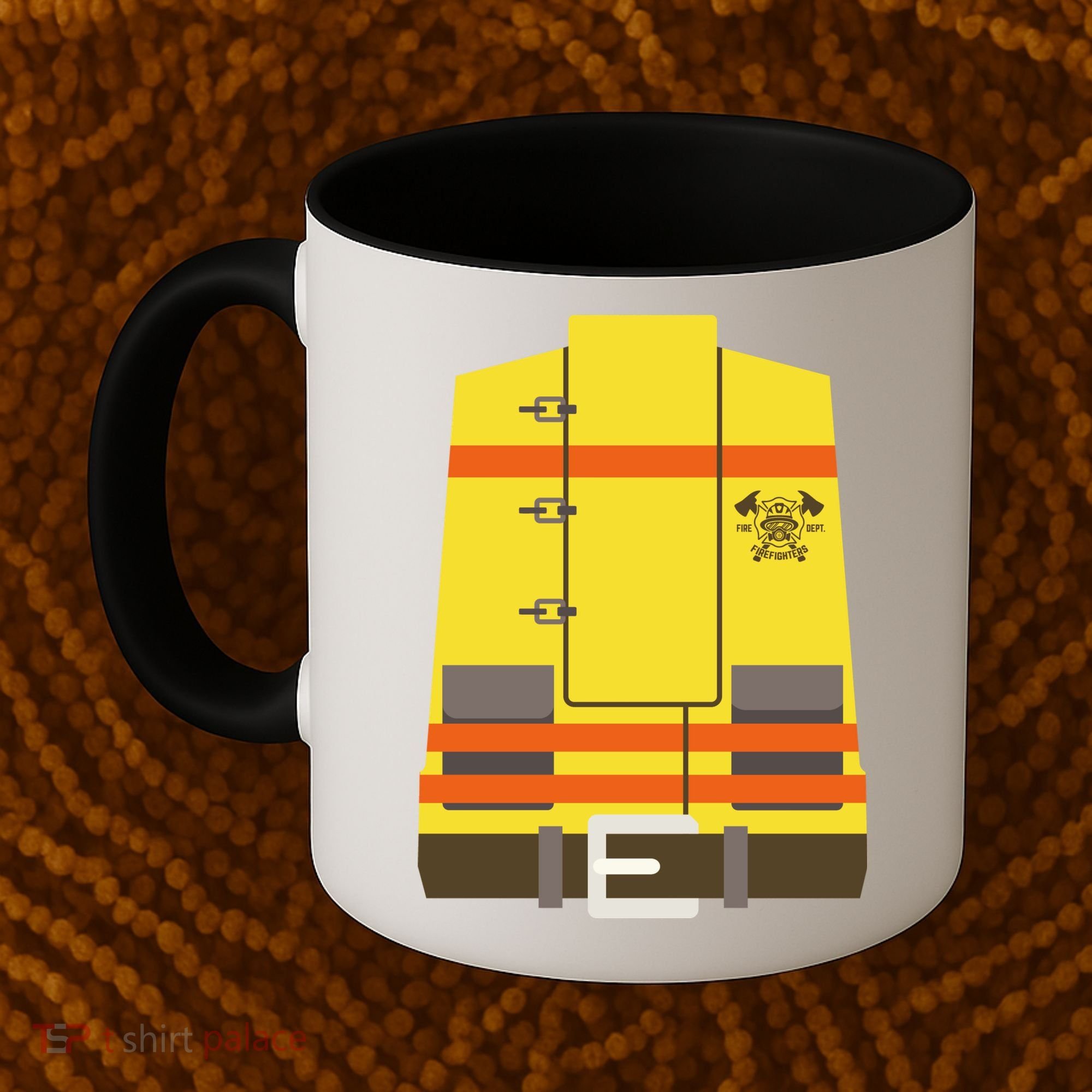 Fireman Uniform Costume Coffee Mug
