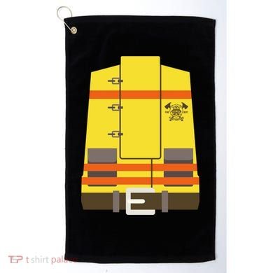 Fireman Uniform Costume Golf Towel