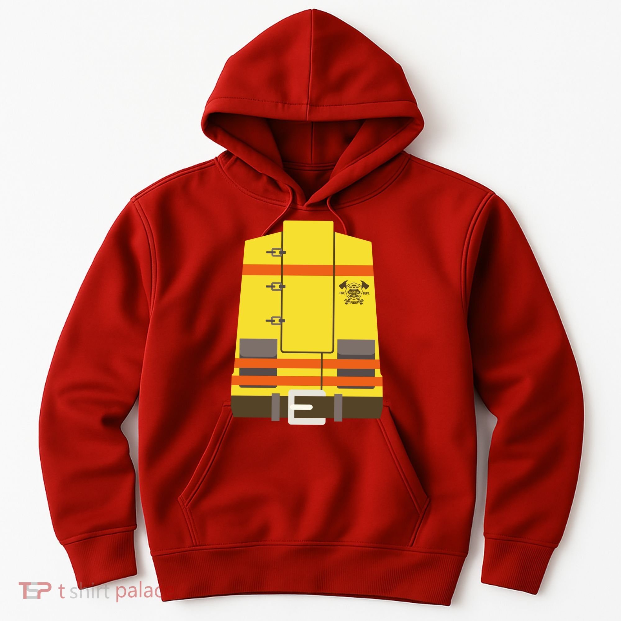 Fireman Uniform Costume Hoodie