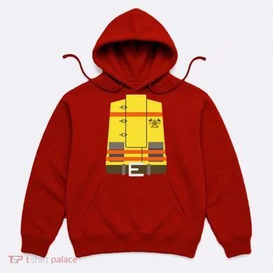 Fireman Uniform Costume Hoodie