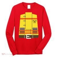 Fireman Uniform Costume Long Sleeve Shirt thumb 0