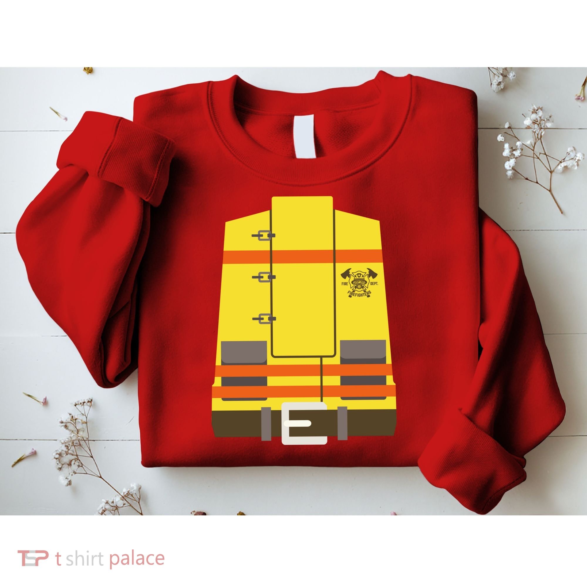 Fireman Uniform Costume Sweatshirt