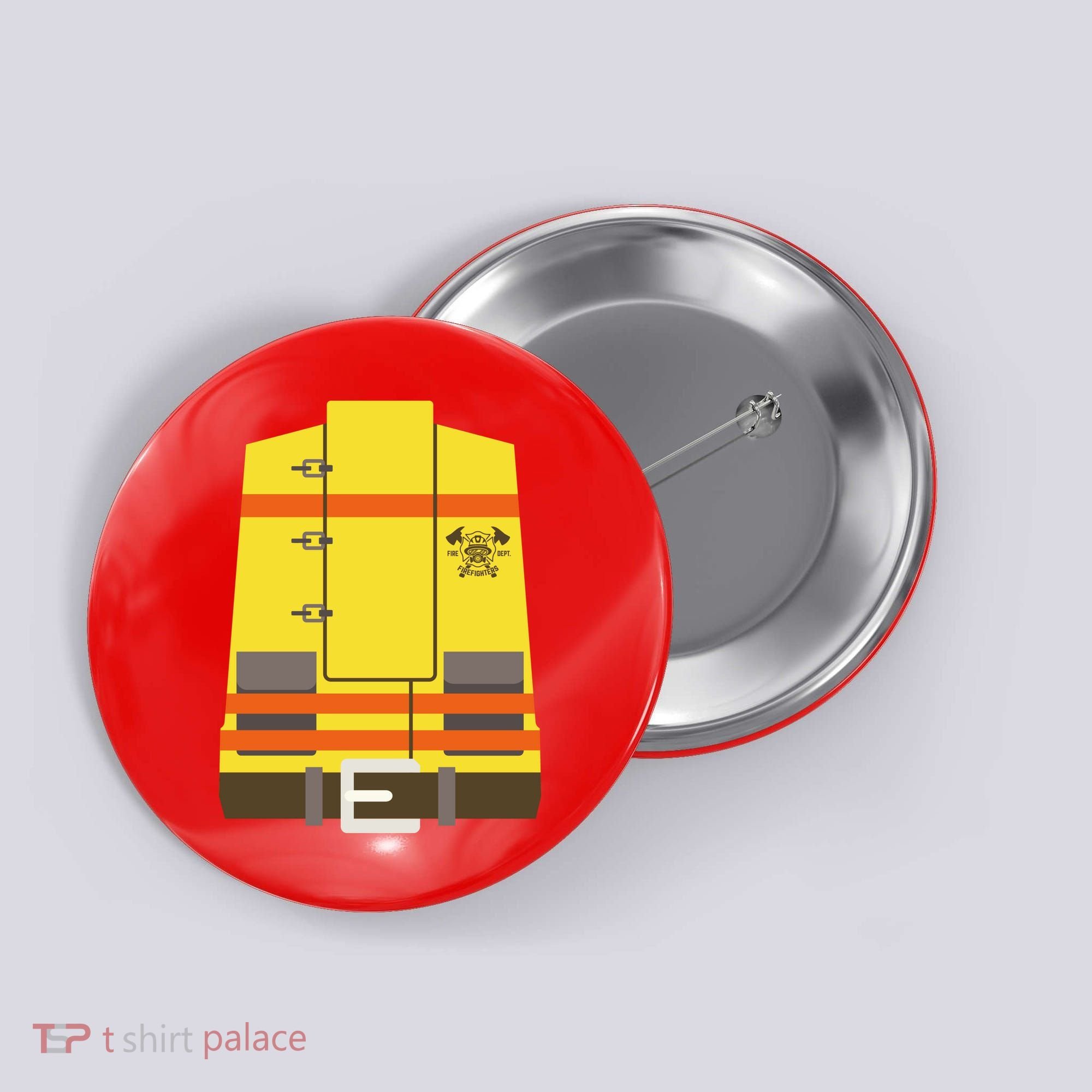 Fireman Uniform Costume Button