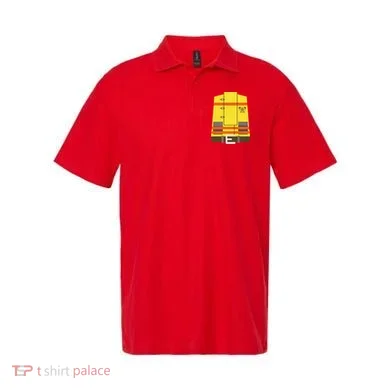 Fireman Uniform Costume Polo