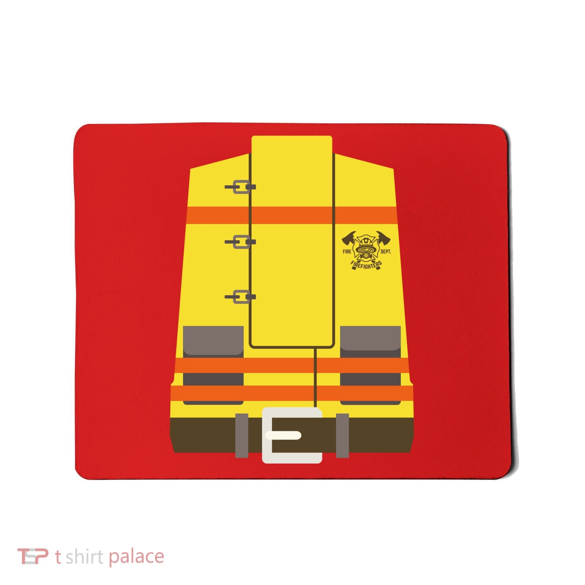Fireman Uniform Costume Mousepad
