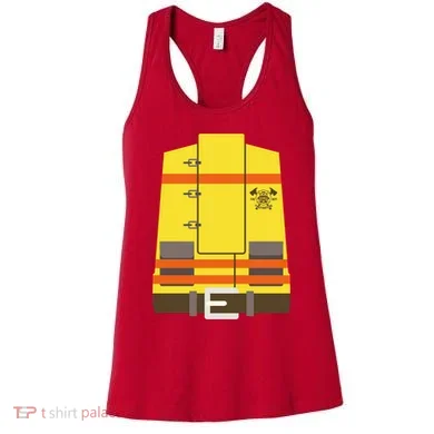 Fireman Uniform Costume Women's Tank Top
