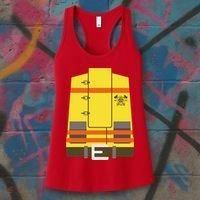 Fireman Uniform Costume Women's Tank Top thumb 3
