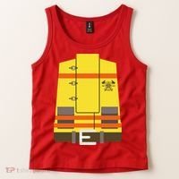 Fireman Uniform Costume Tank Top thumb 2