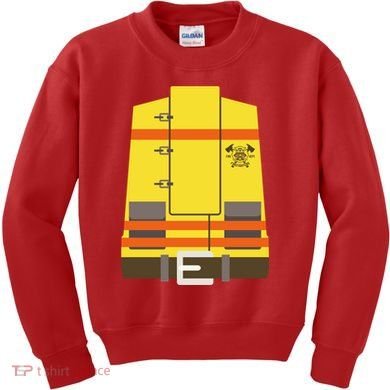 Fireman Uniform Costume Kids Sweatshirt