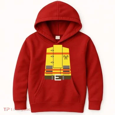 Fireman Uniform Costume Kids Hoodie