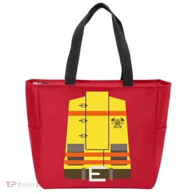Fireman Uniform Costume Tote Bag