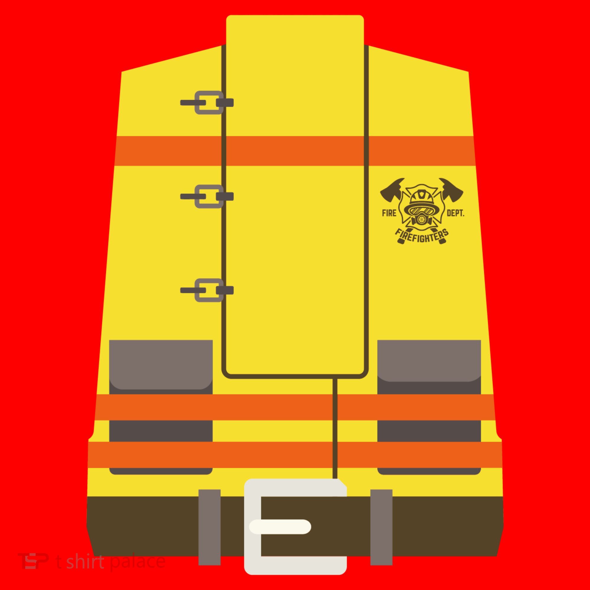 Fireman Uniform Costume Tote Bag