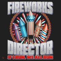 Fireworks Director If I Run, We All Run Women's Sweatshirt thumb 2