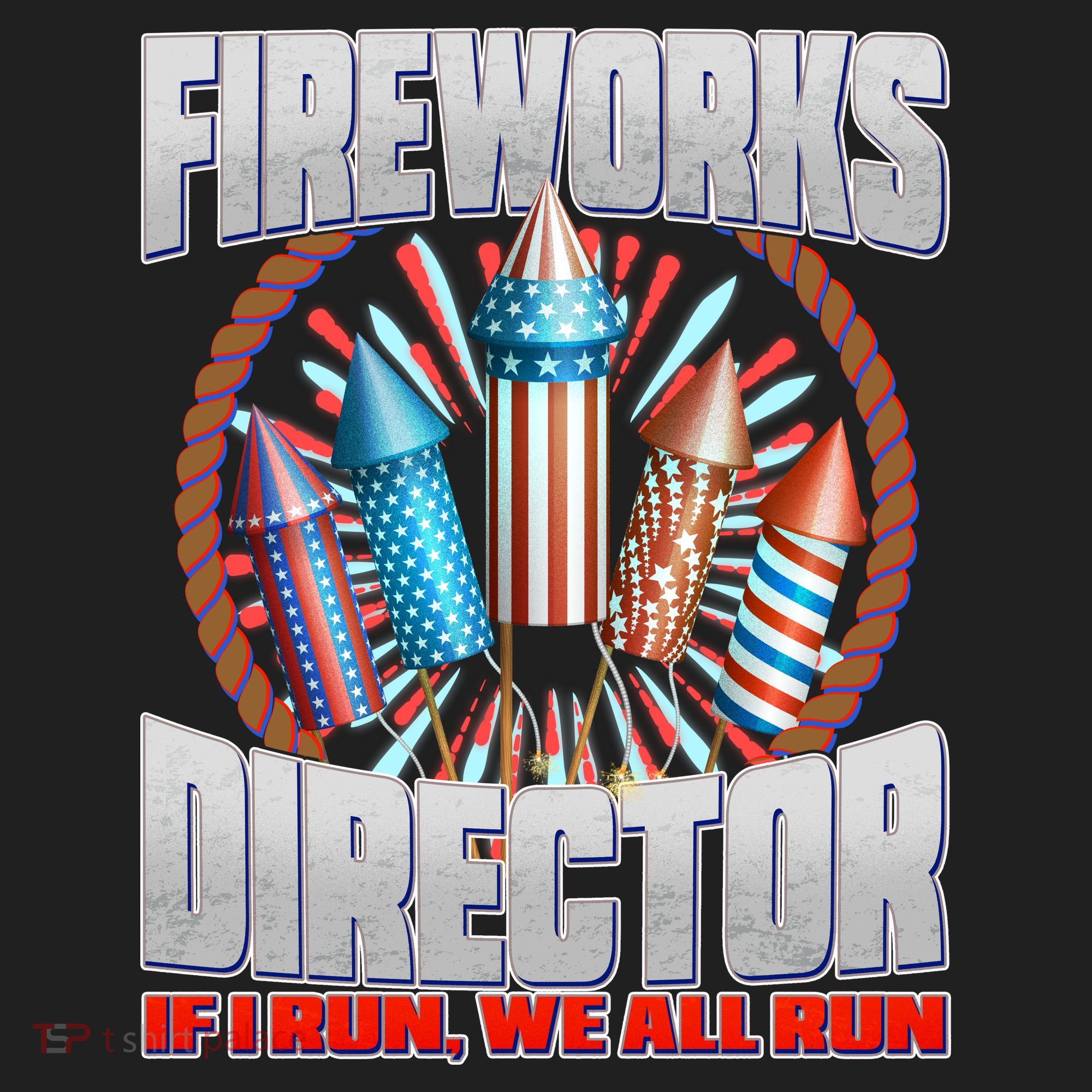 Fireworks Director If I Run, We All Run Women's Sweatshirt