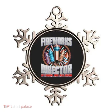 Fireworks Director If I Run, We All Run Ornament