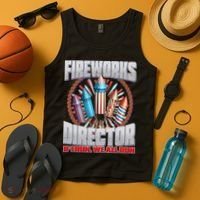 Fireworks Director If I Run, We All Run Tank Top thumb 4