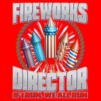 Fireworks Director If I Run, We All Run Santa Hat thumb 1