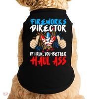 Fireworks Director If I Run You Better Haul Ass Doggie Tank thumb 0