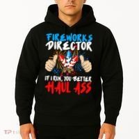 Fireworks Director If I Run You Better Haul Ass Hoodie thumb 2