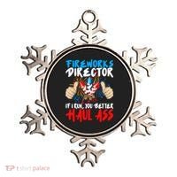 Fireworks Director If I Run You Better Haul Ass Ornament thumb 0