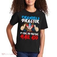 Fireworks Director If I Run You Better Haul Ass Kids T-Shirt thumb 2