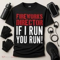 Fireworks Director If I Run You Run Cooling Performance Crew T-Shirt thumb 3