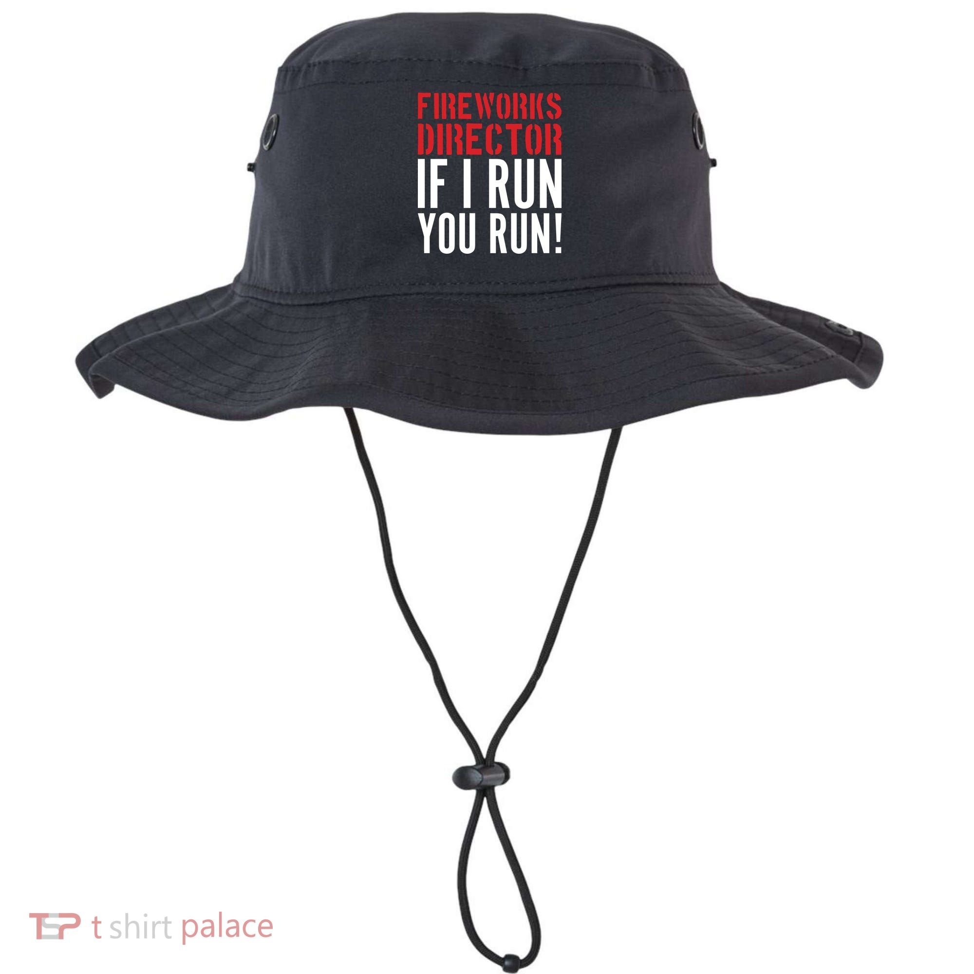 Fireworks Director If I Run You Run Bucket Hat