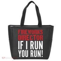 Fireworks Director If I Run You Run Tote Bag thumb 0