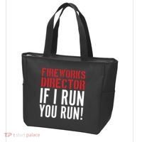 Fireworks Director If I Run You Run Tote Bag thumb 3