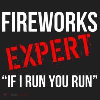 Fireworks Expert If I Run You Run Funny 4th of July Hat thumb 2