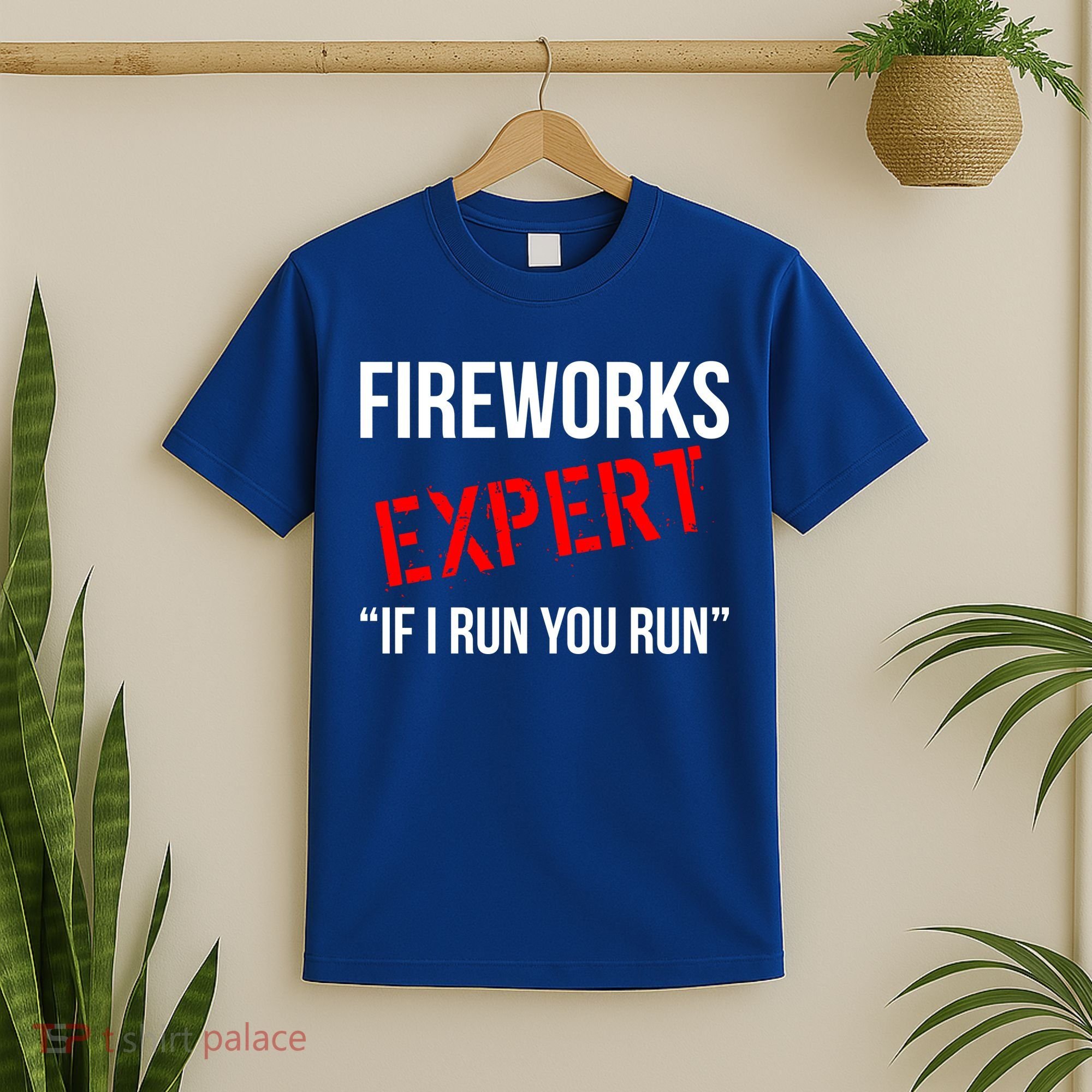 Fireworks Expert If I Run You Run Funny 4th of July T-Shirt