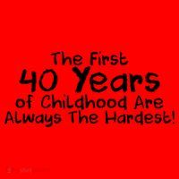 First 40 Years Of Childhood Are Always The Hardest Santa Hat thumb 1