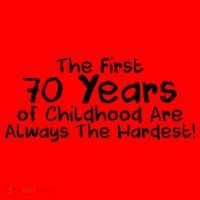First 70 Years Of Childhood Are Always The Hardest Santa Hat thumb 1