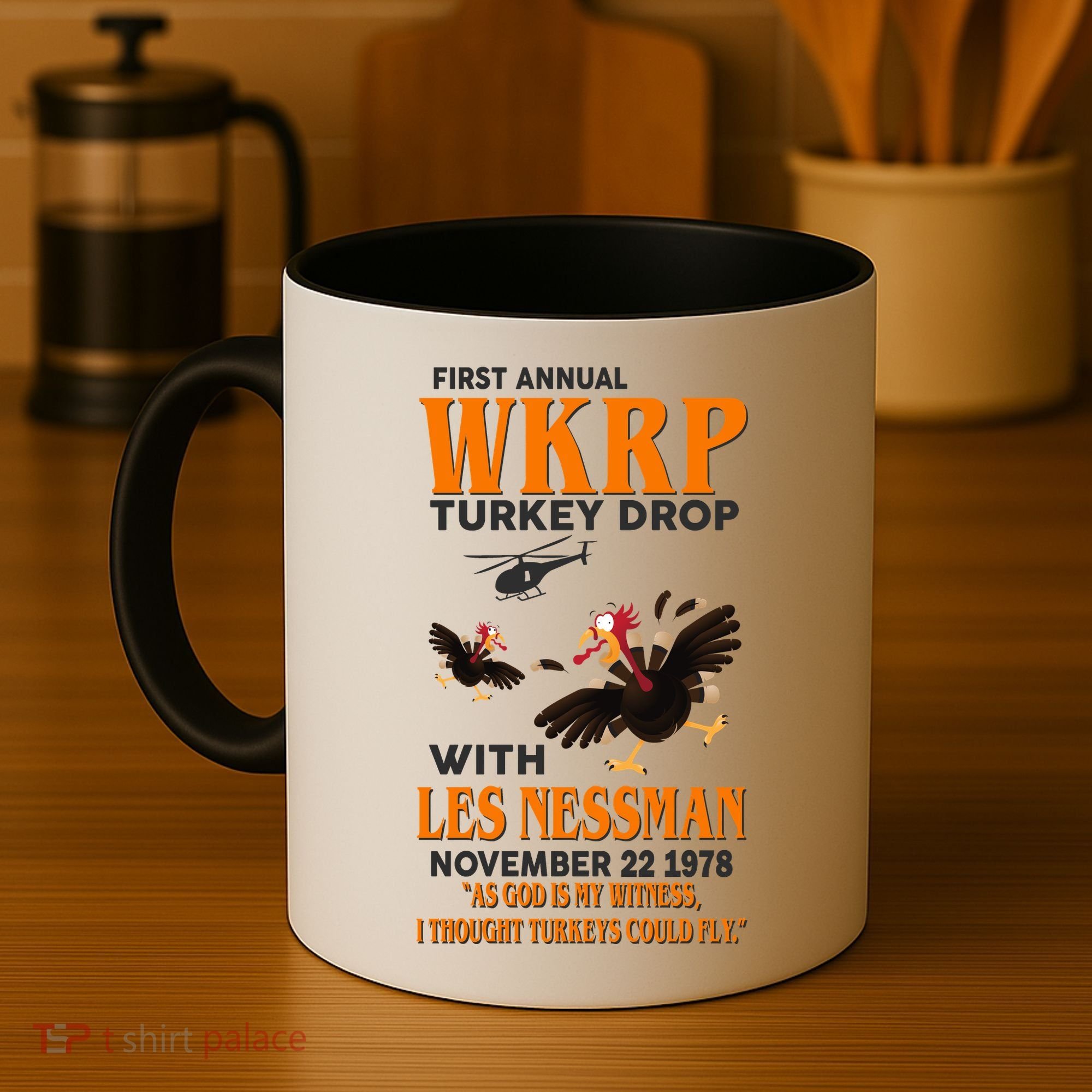 First Annual Turkey Drop Turkey Coffee Mug