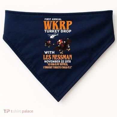 First Annual Turkey Drop Turkey USA-Made Doggie Bandana