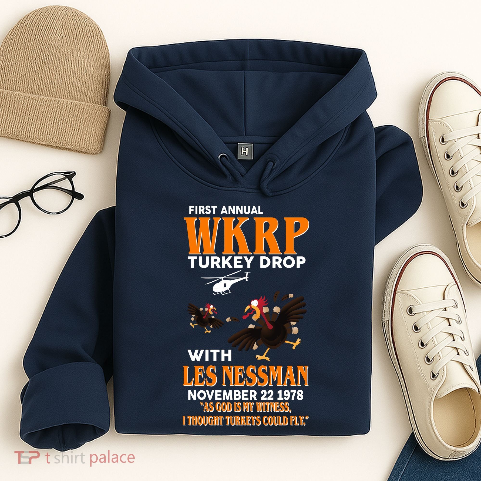 First Annual Turkey Drop Turkey Hoodie