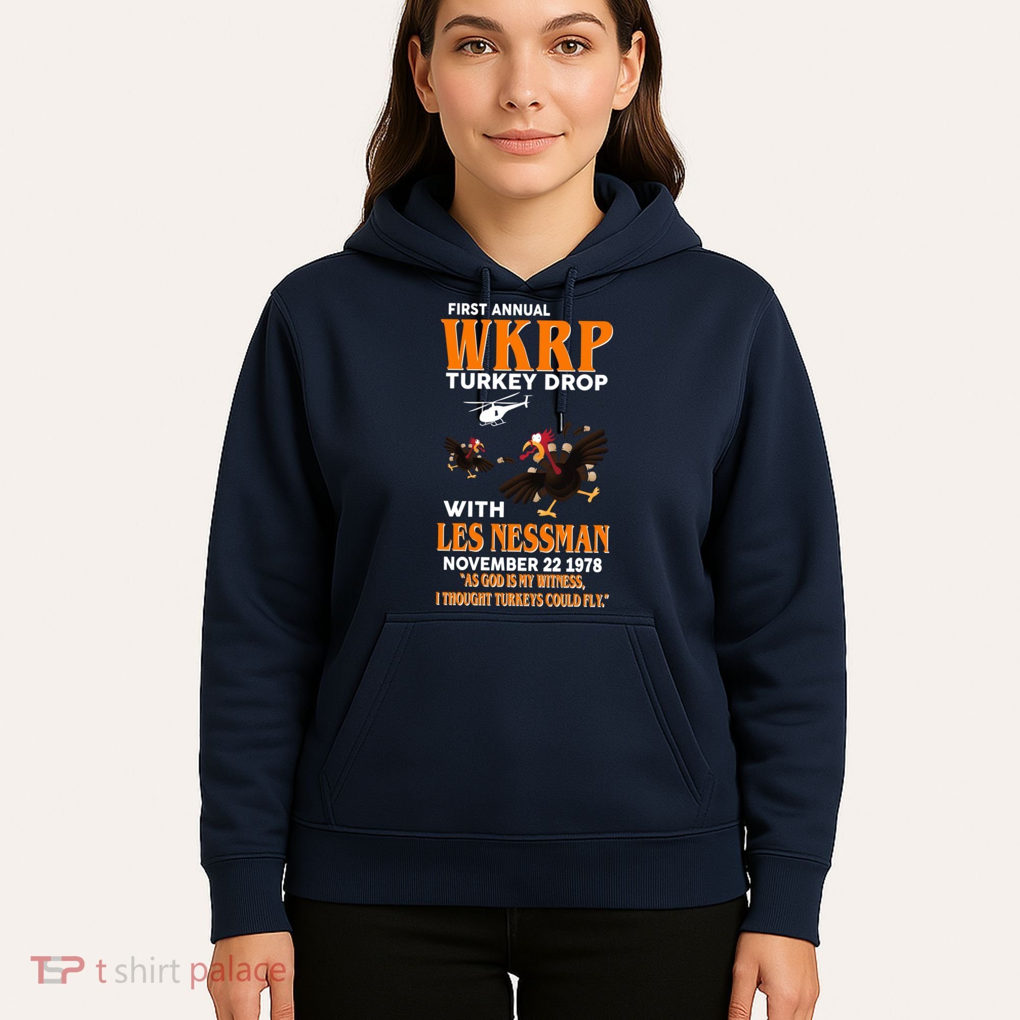 First Annual Turkey Drop Turkey Hoodie