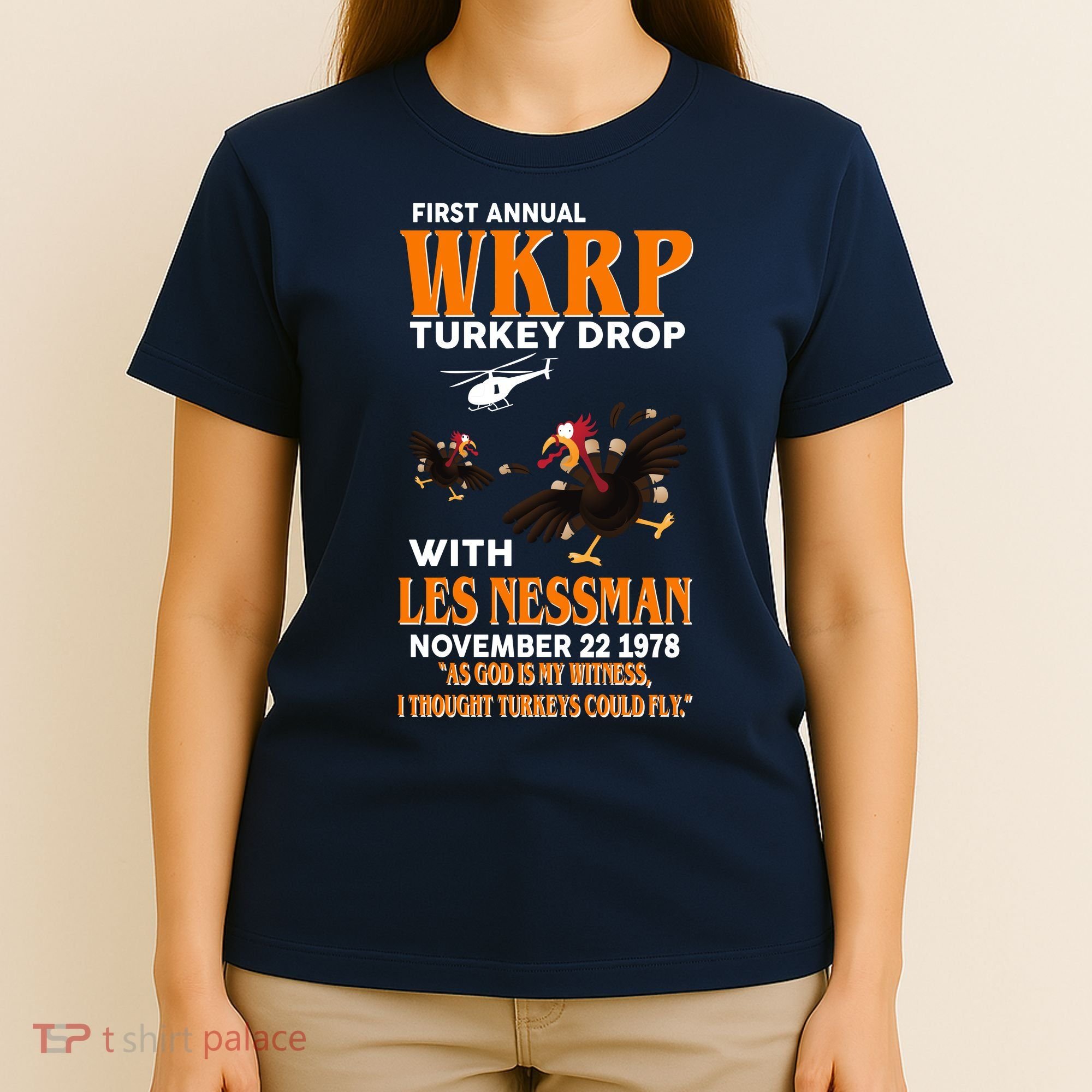 First Annual Turkey Drop Turkey T-Shirt