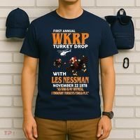 First Annual Turkey Drop Turkey T-Shirt thumb 6