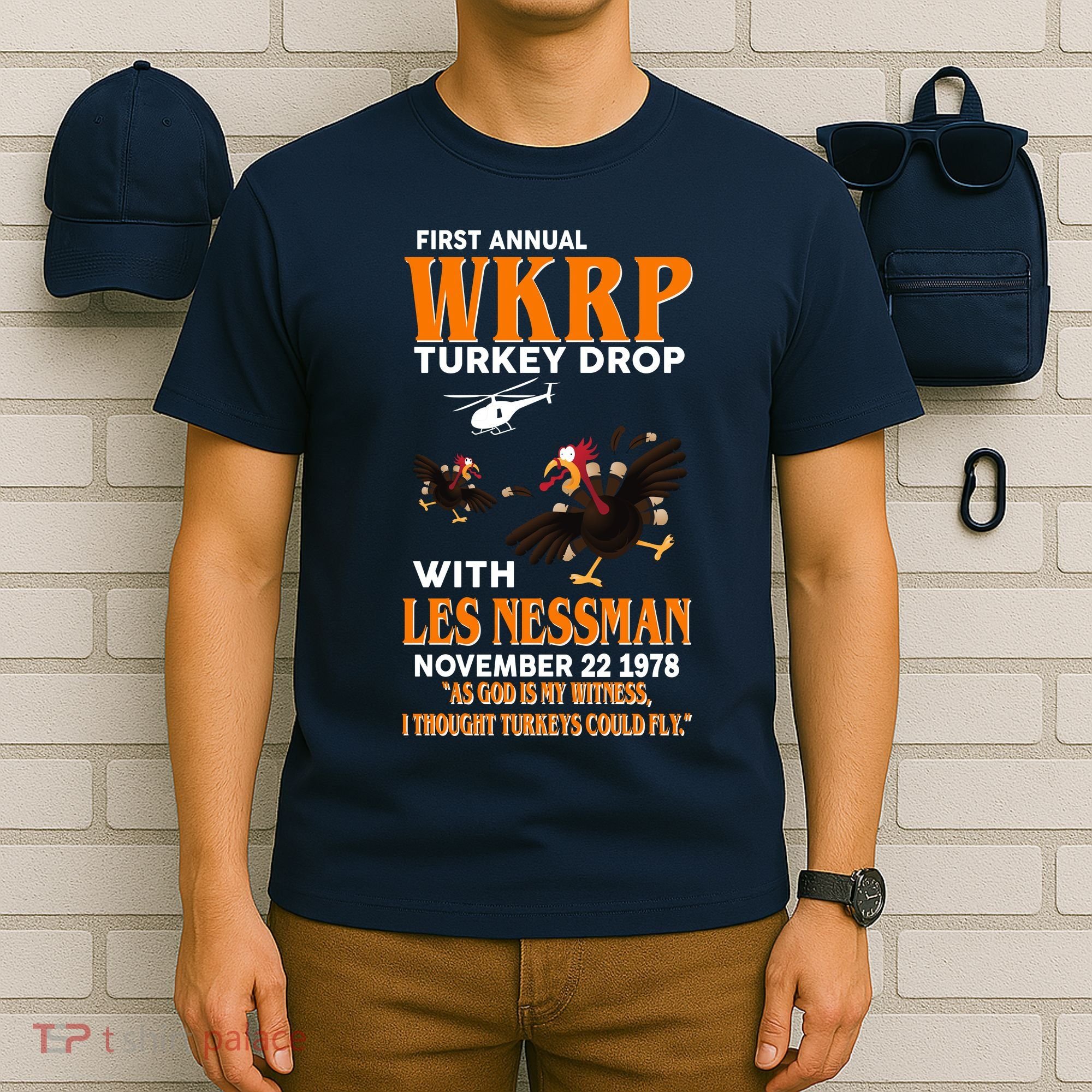 First Annual Turkey Drop Turkey T-Shirt