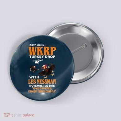 First Annual Turkey Drop Turkey Button