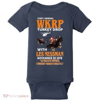 First Annual Turkey Drop Turkey Baby Bodysuit