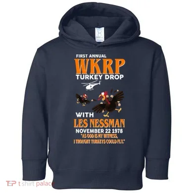 First Annual Turkey Drop Turkey Toddler Hoodie