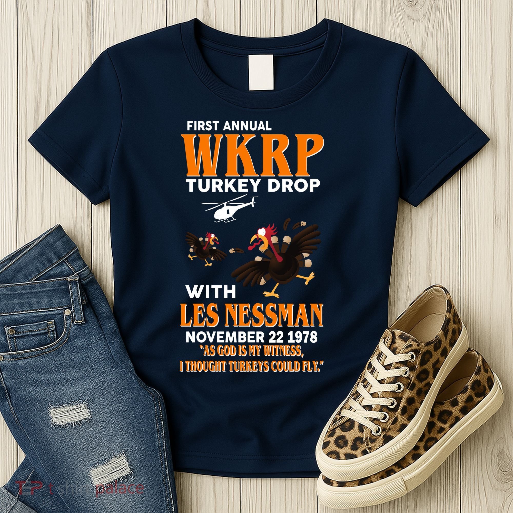 First Annual Turkey Drop Turkey Women's T-Shirt