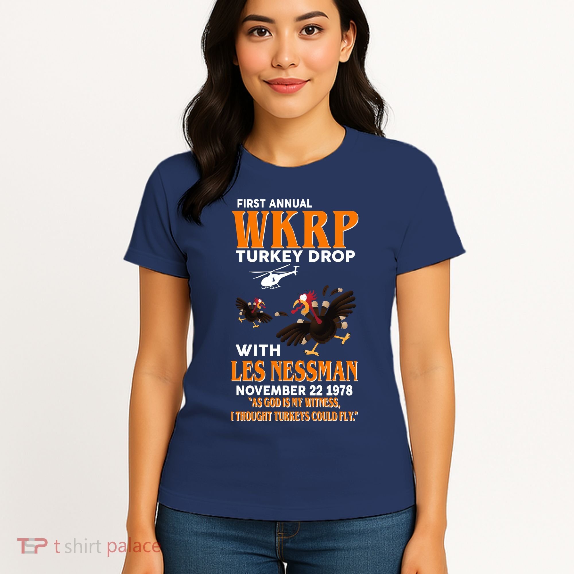 First Annual Turkey Drop Turkey Women's T-Shirt