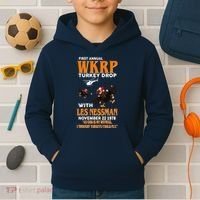 First Annual Turkey Drop Turkey Kids Hoodie thumb 2
