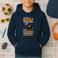 First Annual Turkey Drop Turkey Kids Hoodie thumb 2